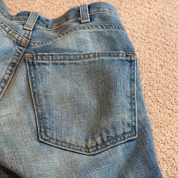 Current/Elliott Boyfriend Jeans Tattered Destroy Boho Raw Hem Size 24 #1968-0001 - Picture 12 of 13